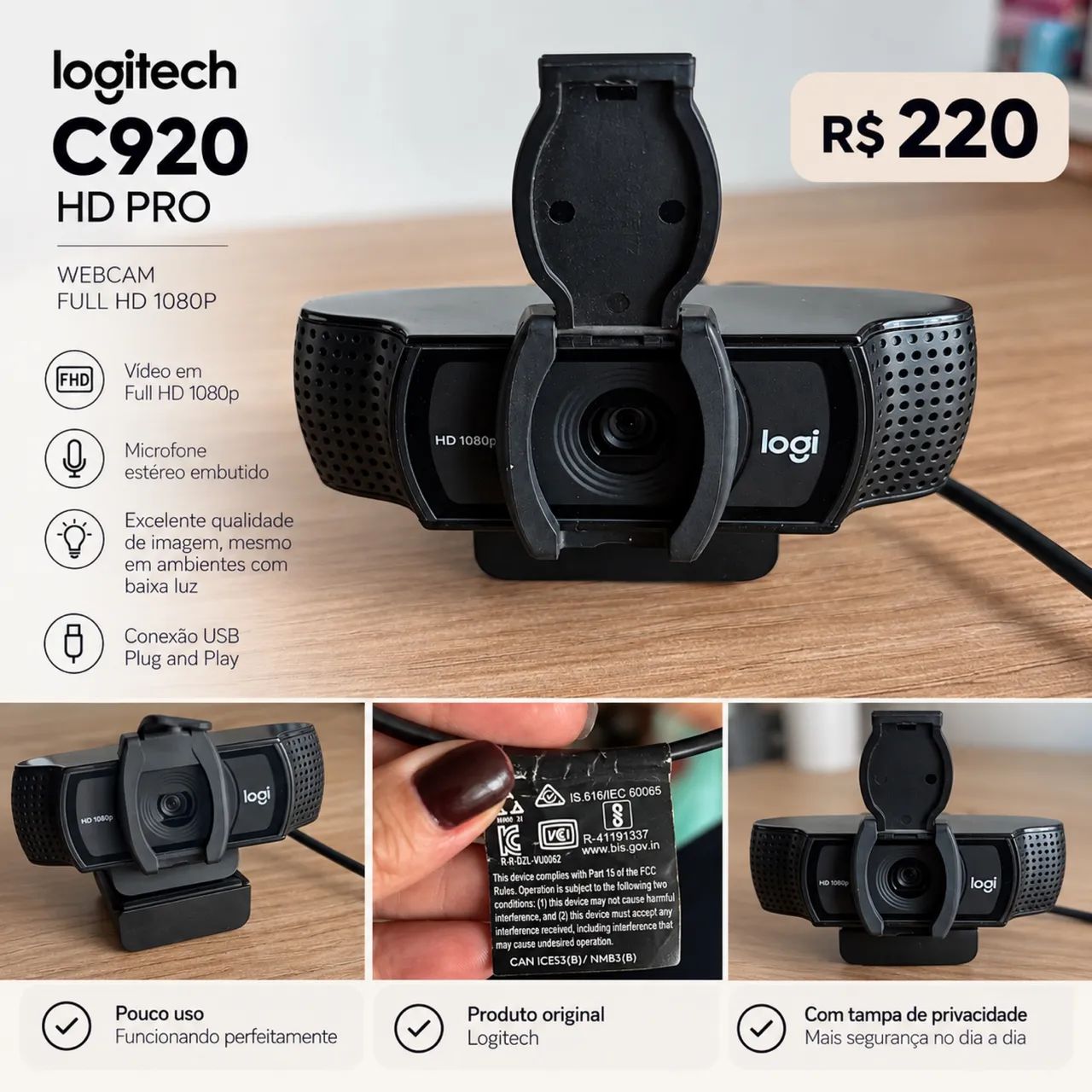 Webcam logitech 