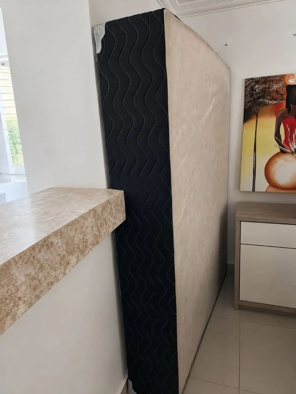 Base cama box casal