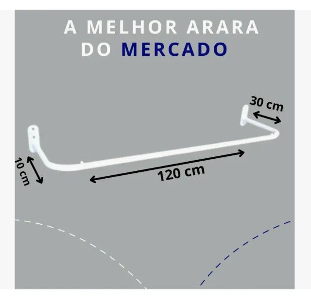 Arara de parede - Foto 2