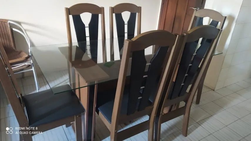 Mesa de jantar com 6 cadeiras - Foto 5