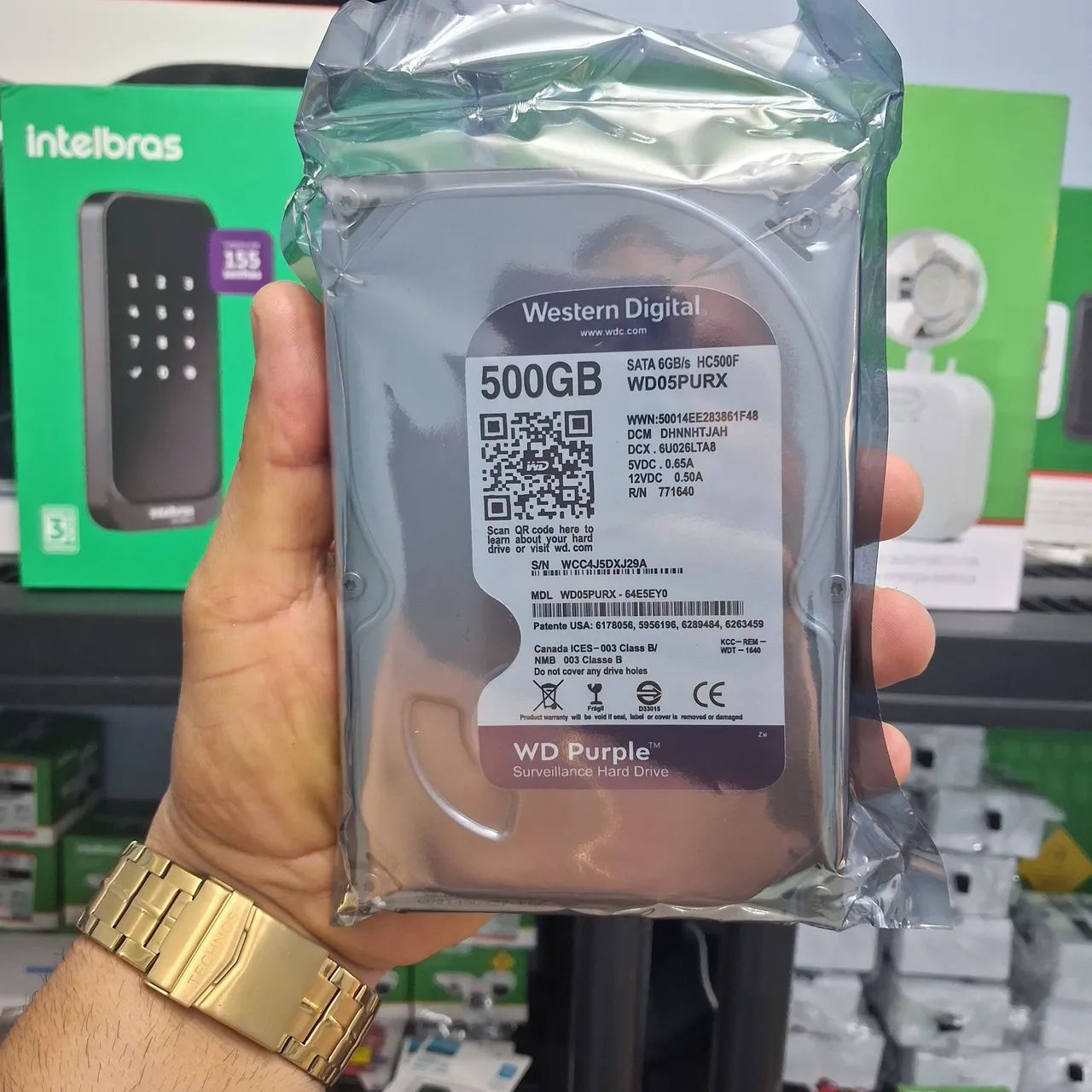 Hd  intelbras  500 gb