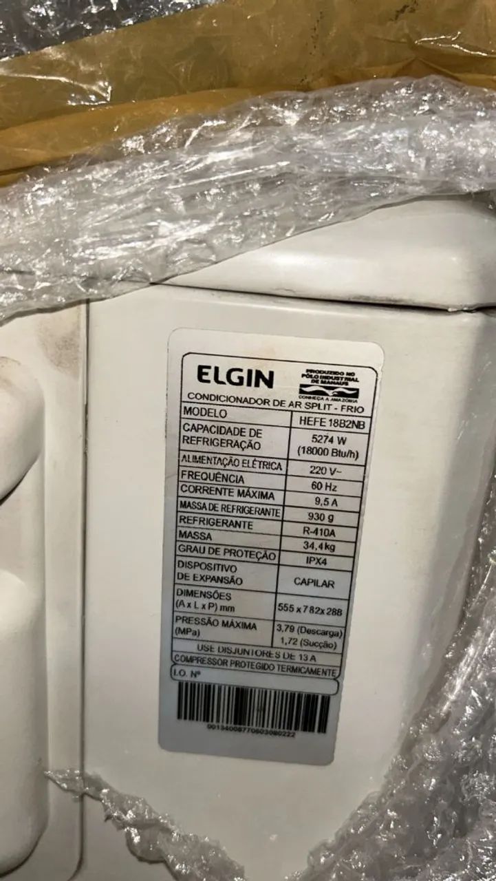 Ar condicionado Elgin 18000 btus - Foto 3