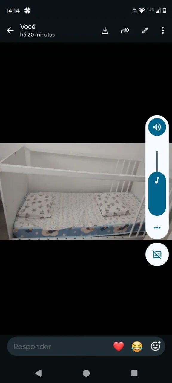 Berço vira cama 