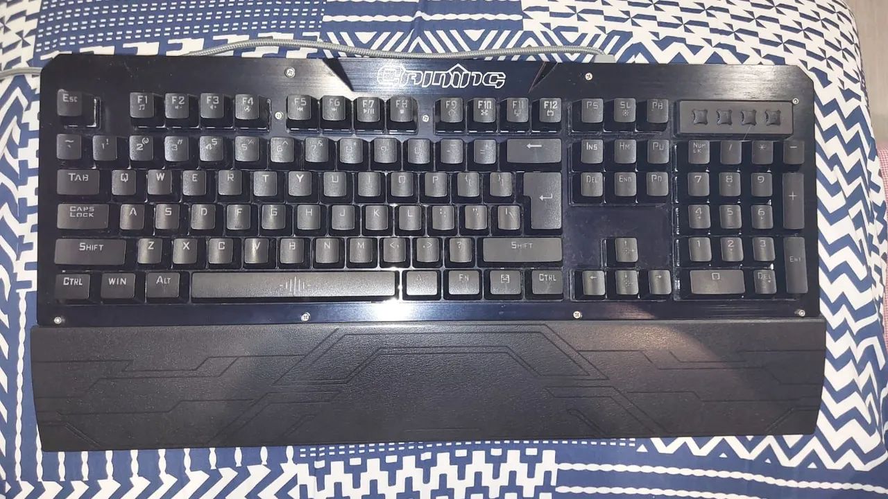 Teclado mecânico de LED - switch blue - Foto 2