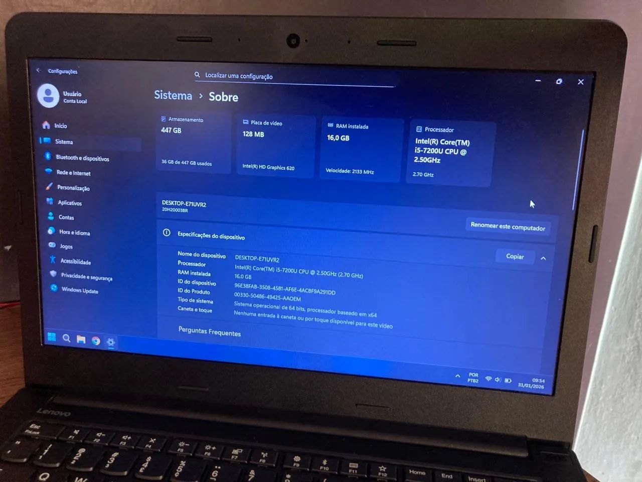Notebook Lenovo  - Foto 2
