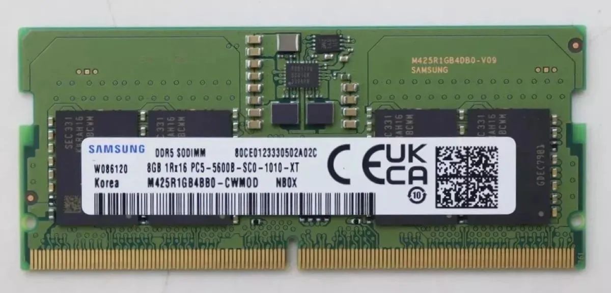 Sodimm DDR5 4800Mhz Samsung 8GB - Memória RAM - Paço do Lumiar