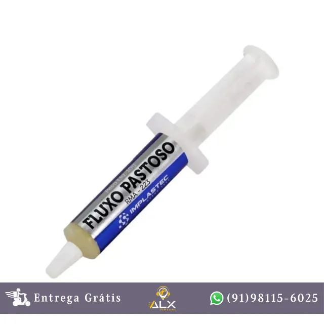 Fluxo de Solda Pastoso 10g Implastec *ENTREGA GRÁTIS*