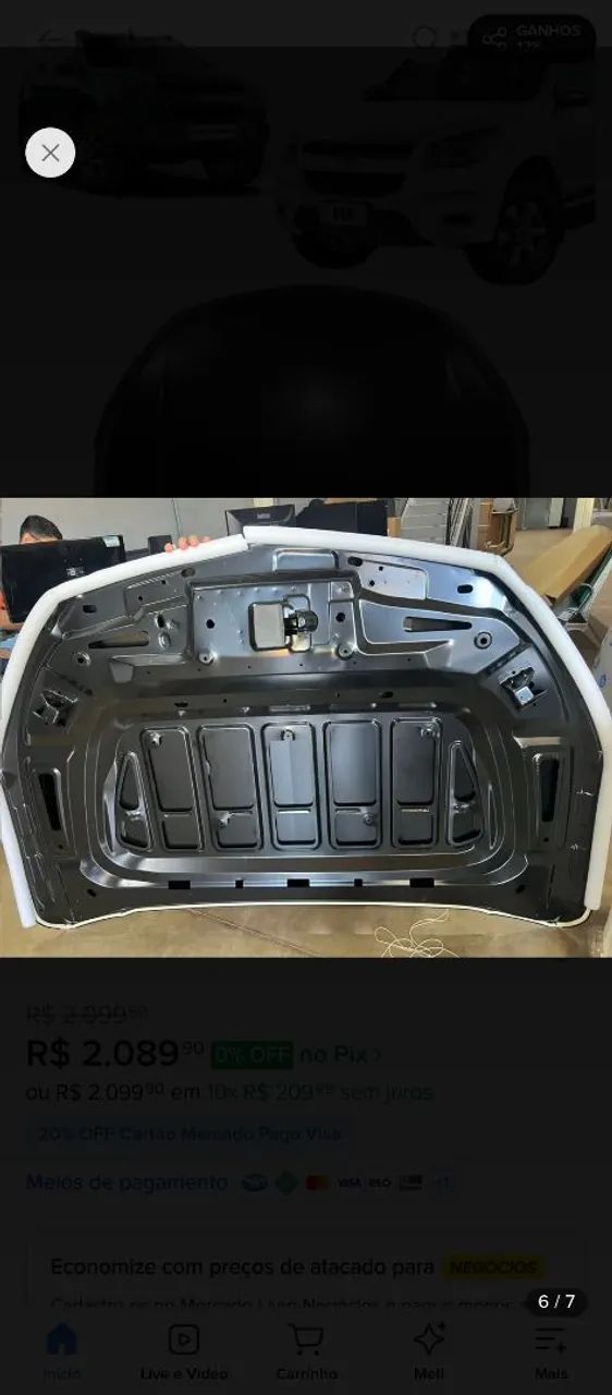 Capô S10 2012 a 2015<br> - Foto 3