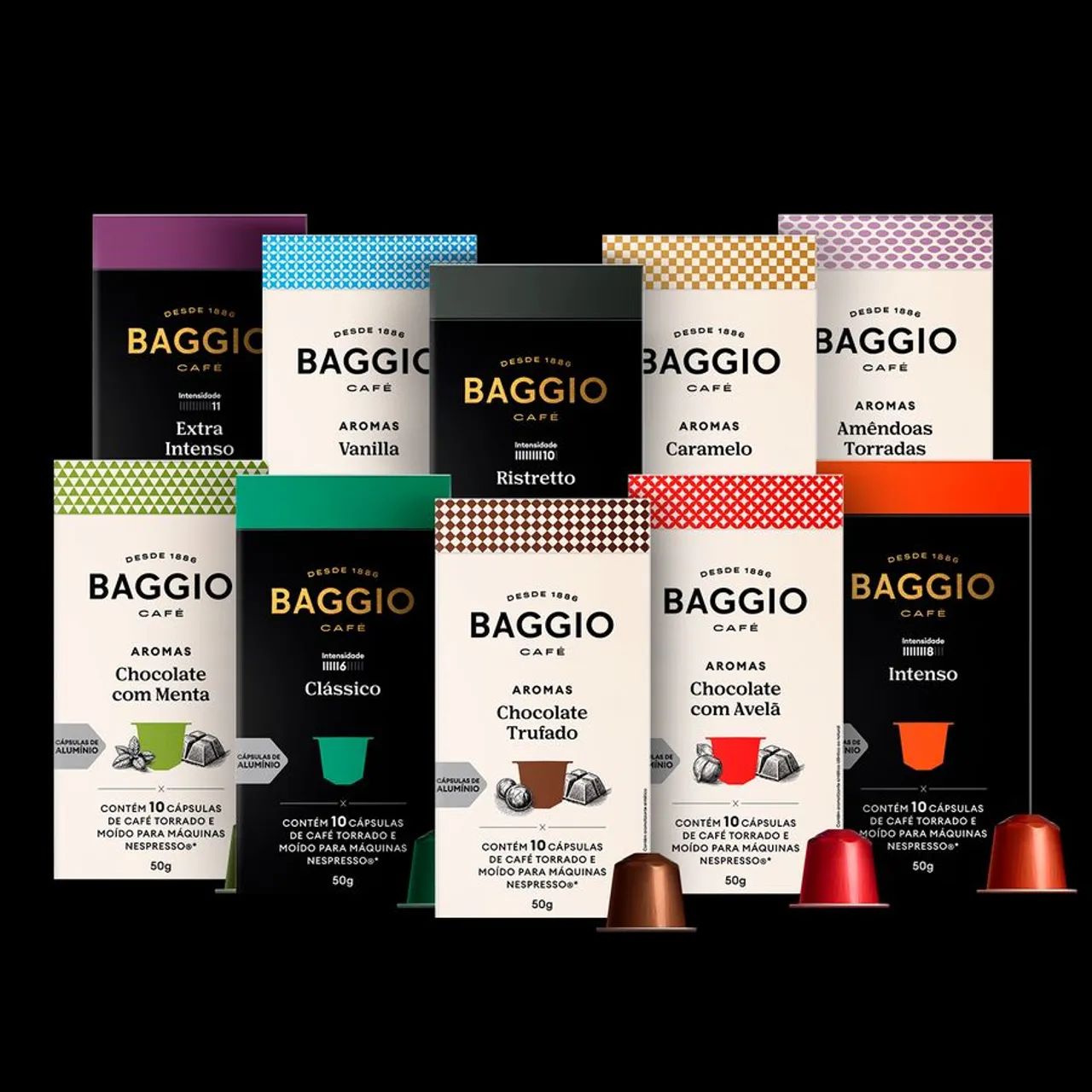 Café em Cápsulas Baggio- 100 Cápsulas 