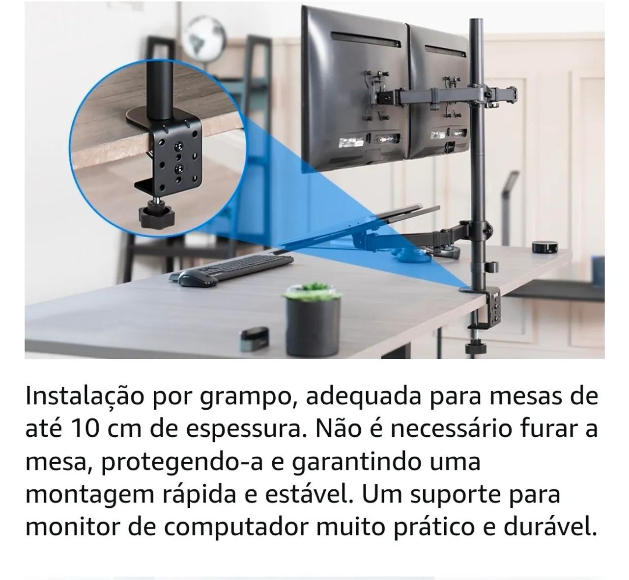 Suporte para notebook e 2 telas - Foto 3