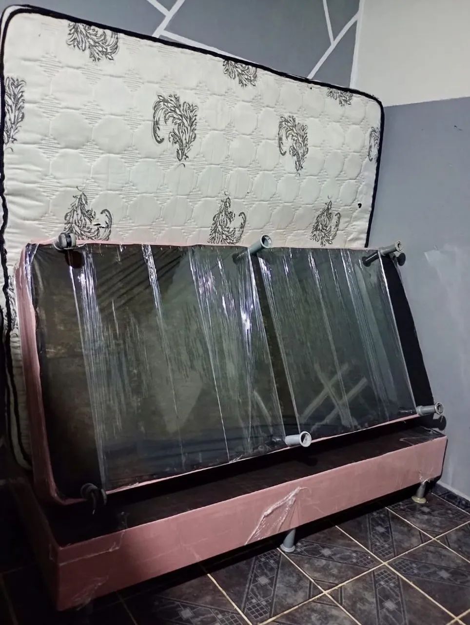 Cama Super King Duas Bases E Colchao De Molas Ensacadas Higienizada