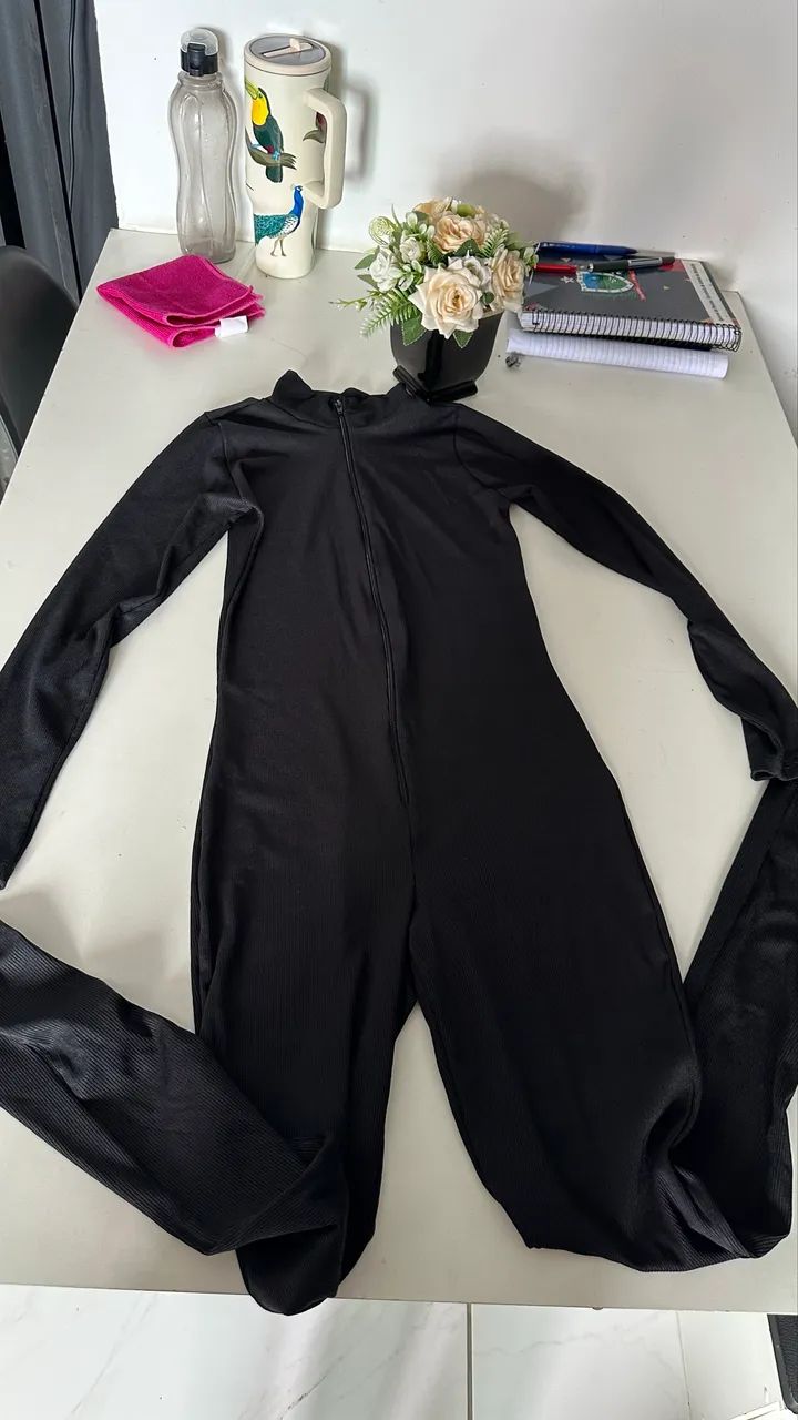 Macacão veste ate o g canelado premium 