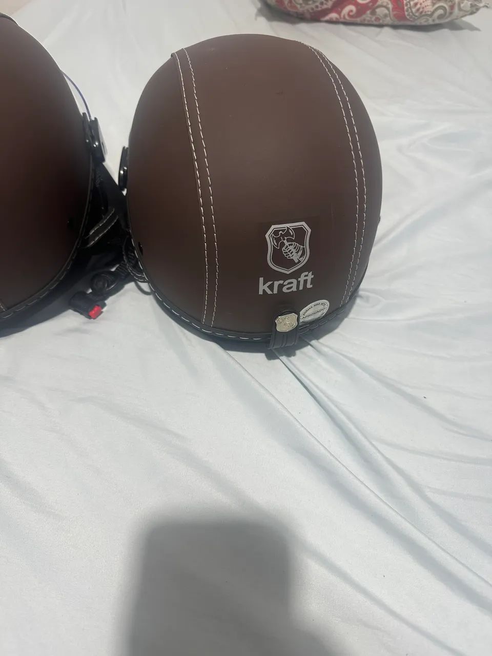  2 CAPACETES COQUINHO KRAFT SEM USO  - Foto 2
