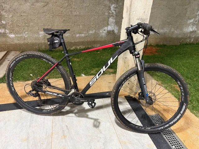 Bicicleta Soul - SL329 MONTE NEGRO SUNTOUR L - PRETO - Ciclismo