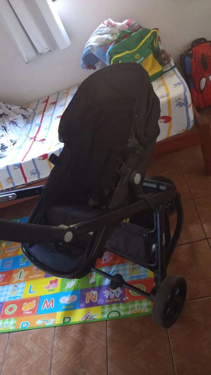 Carrinho de bebe e bebe conforto+ base para carro 850 - Foto 3