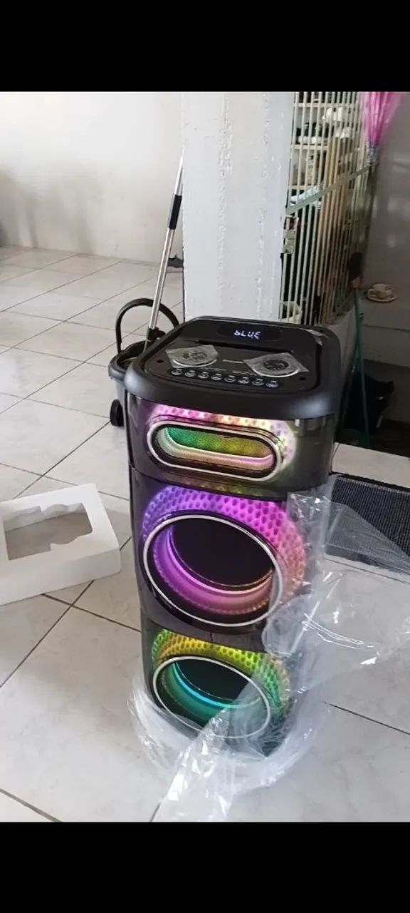 Caixa de som com microfone  - Foto 2