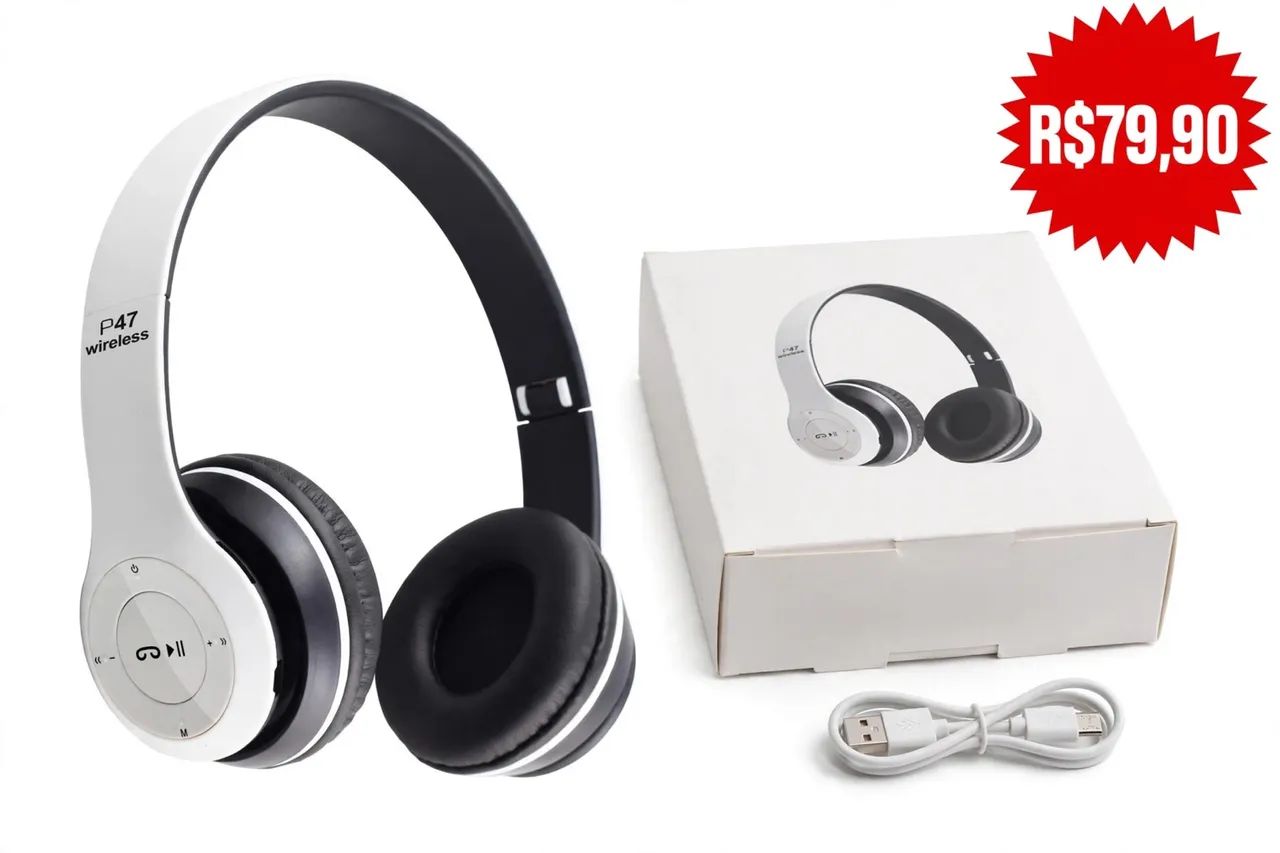 HEADPHONE BLUETOOTH WIRELESS - Foto 3