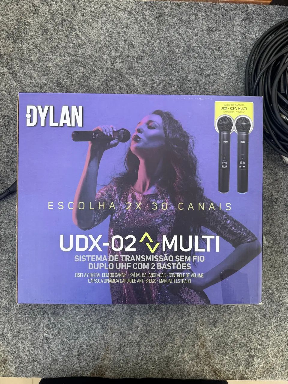 Microfone Dylan - UDX 02 Multi - Sem fio - Foto 3