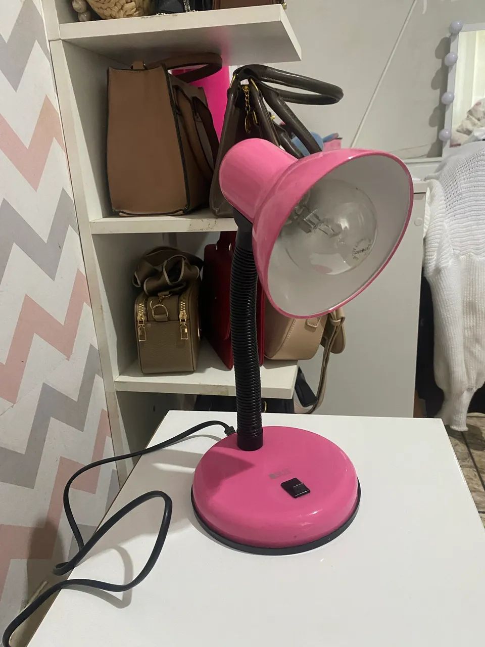 Luminária rosa  - Foto 2