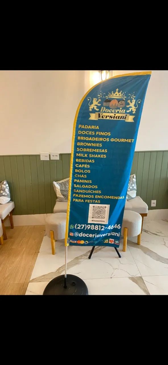 Estrutura Wind banner grande 