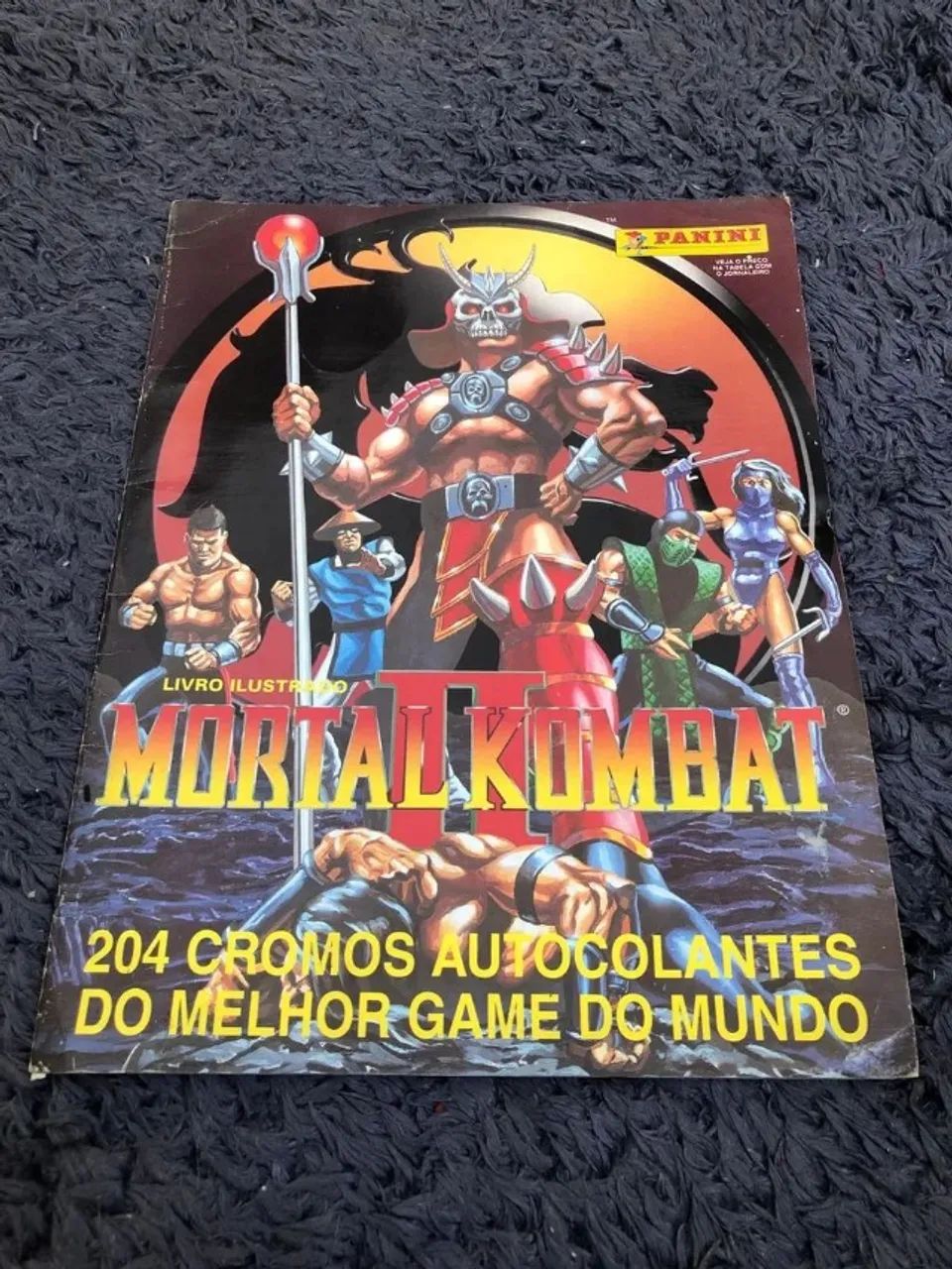 Álbum de Figurinhas Mortal Kombat 2