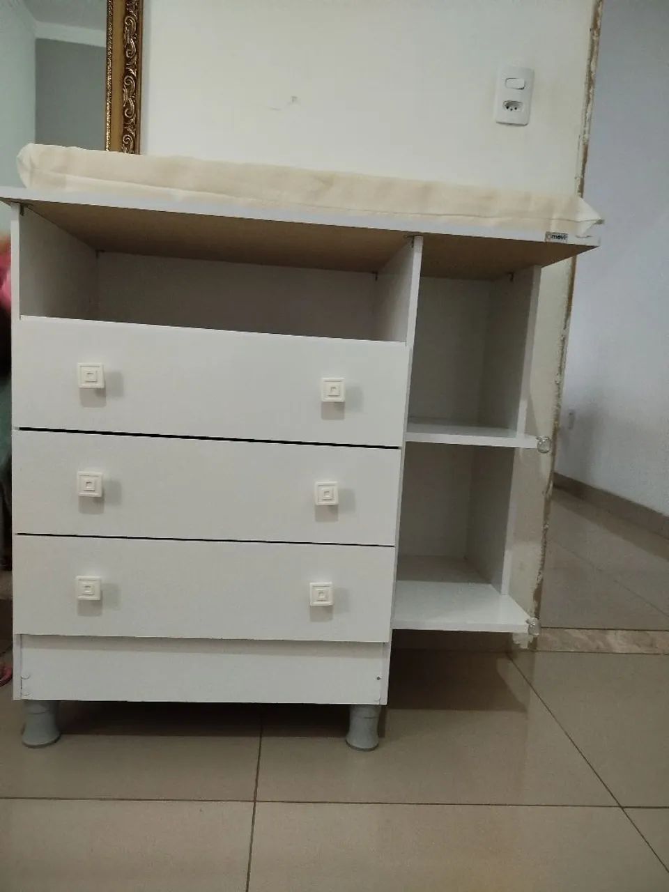 Conjunto de Berço (mini cama), Colchão e Cômodo  - Foto 2
