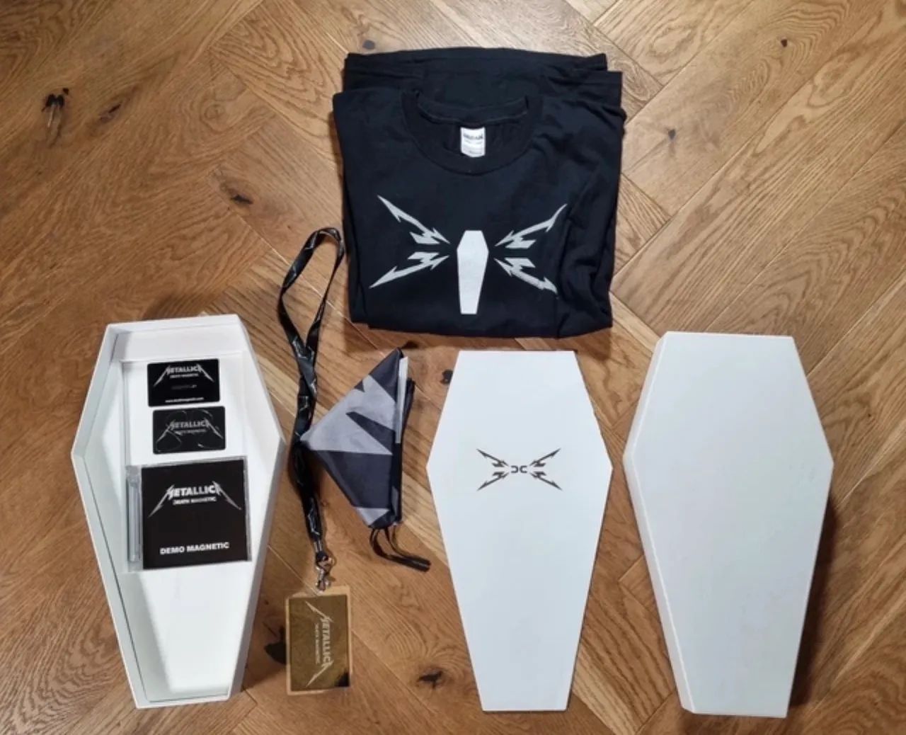 Box Metallica Conffin Death Magnetic importado raro 