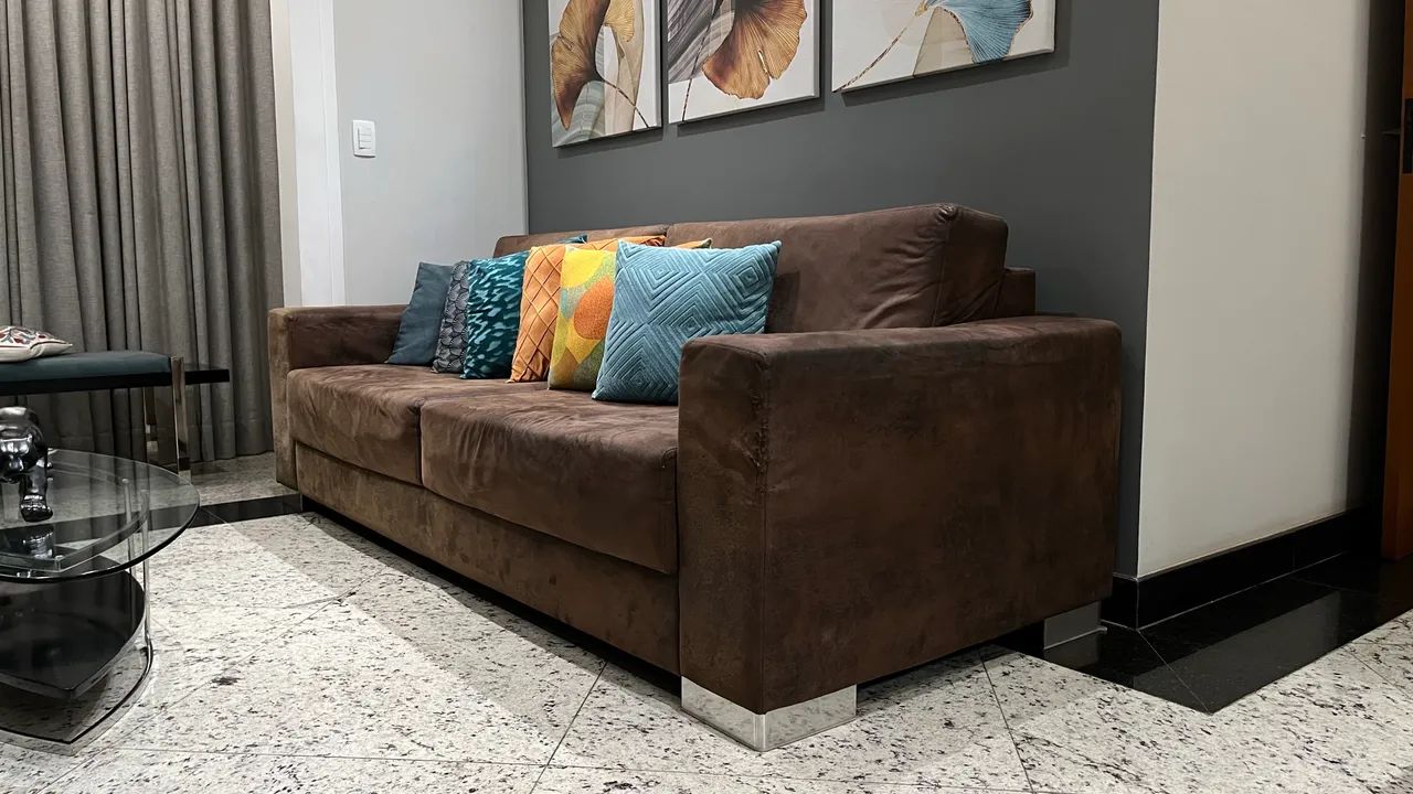 Sofá para sala de estar 240x90cm - Foto 3