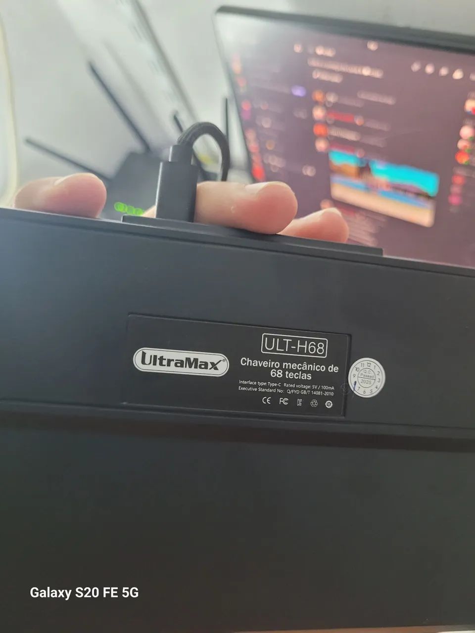 Teclado Mecânico 60%