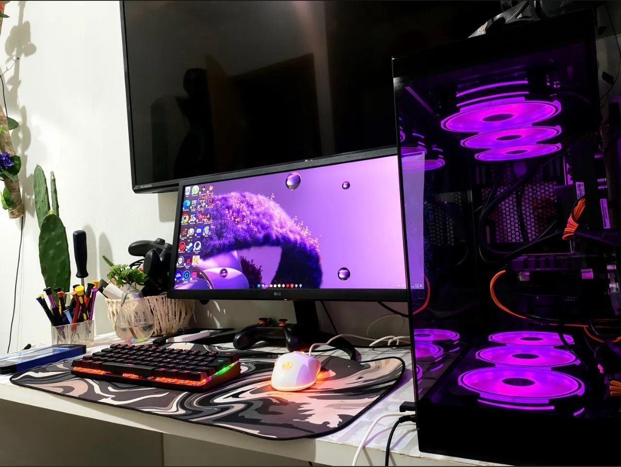Pc Gamer Rx6600 Ryzen 5+Monitor Ultrawlde  - Foto 2