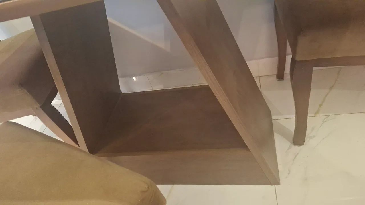 Mesa tampo de vidro - Foto 4