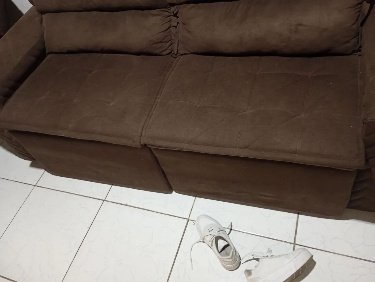 Sofá retrátil 3 lugares 