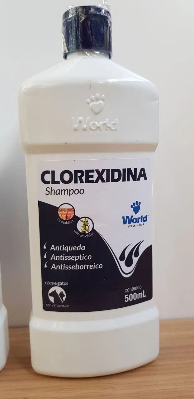 Shampoo Clorexidina Para Cães e Gatos 500 ml Word Veterinária - Foto 5