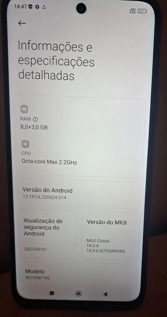 Vende-se celular redmi note 10 5g 