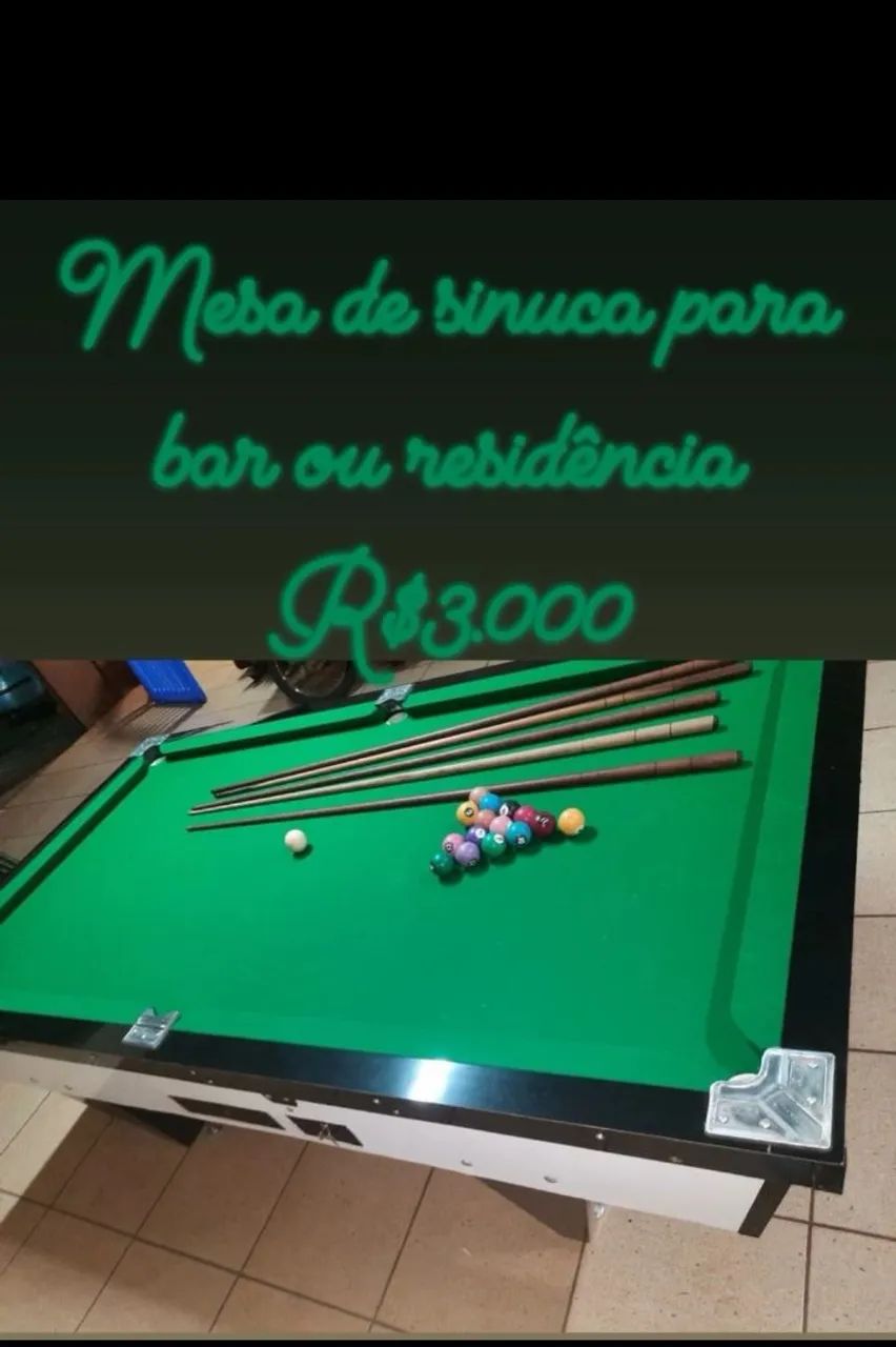 Vendo mesa de sinuca 