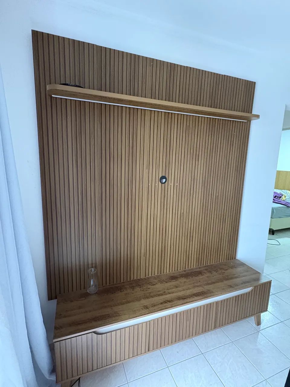 Rack de madeira + Painel  - Foto 3