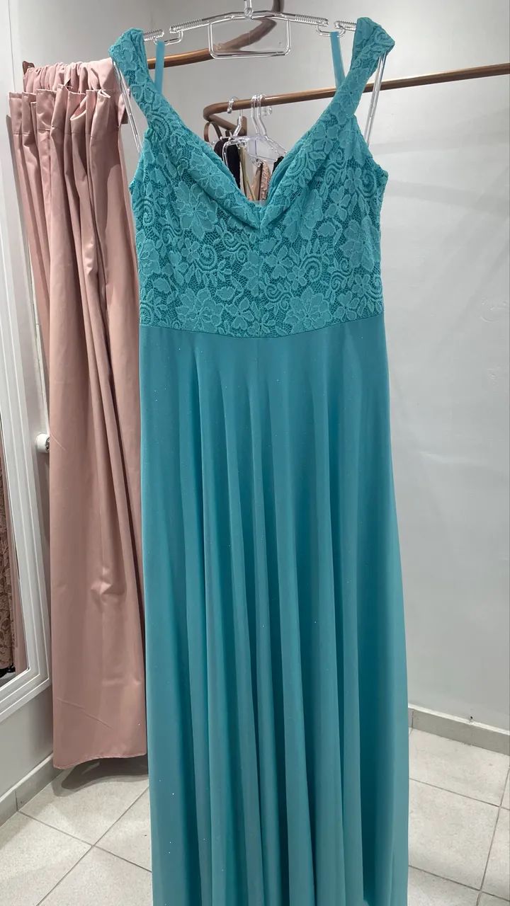 Vestido azul tiffany - Foto 4