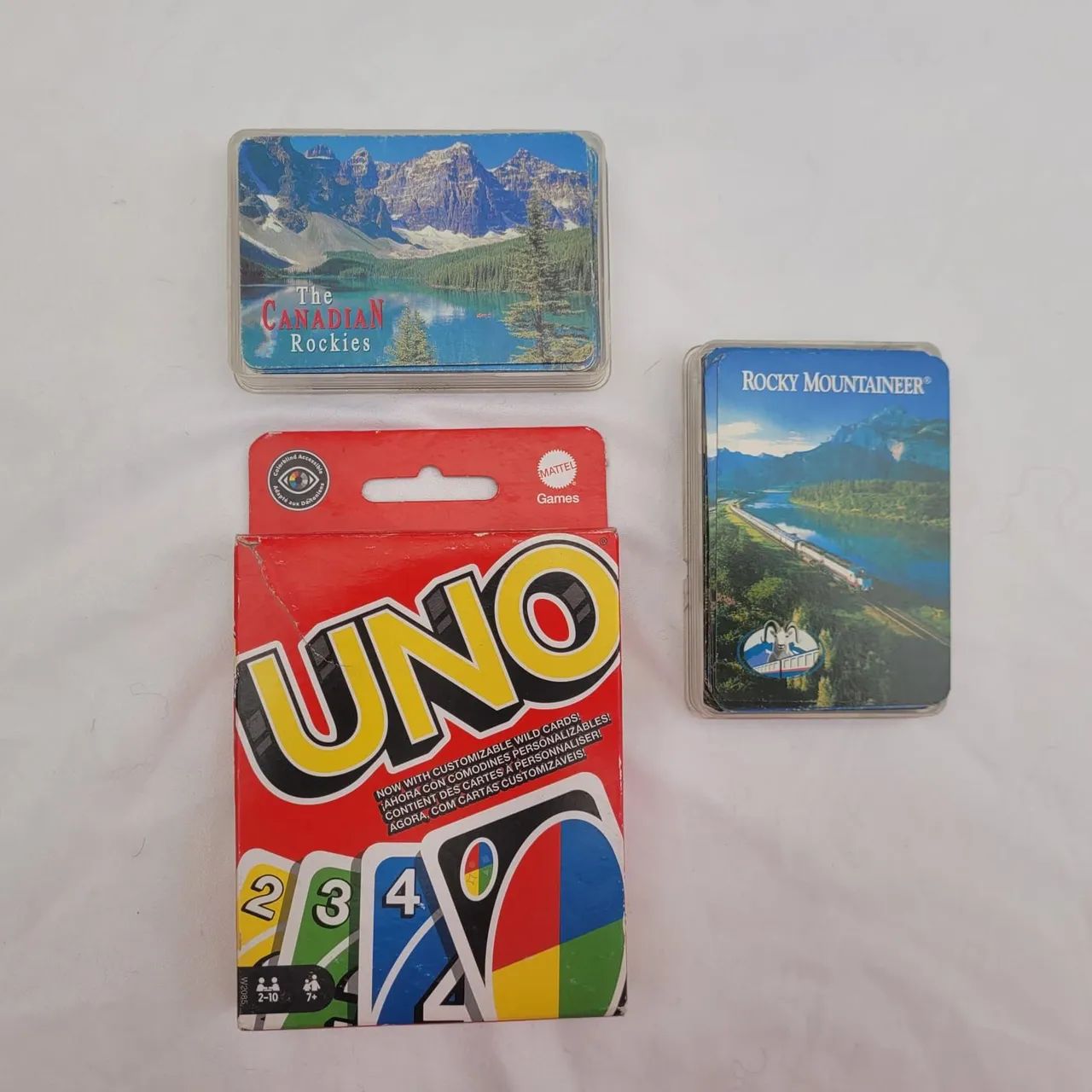 kit baralhos importados e uno