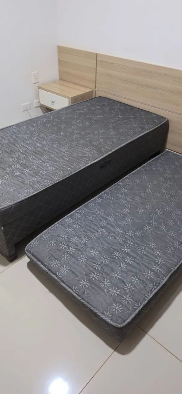 Bi cama box solteiro com baú  - Foto 4