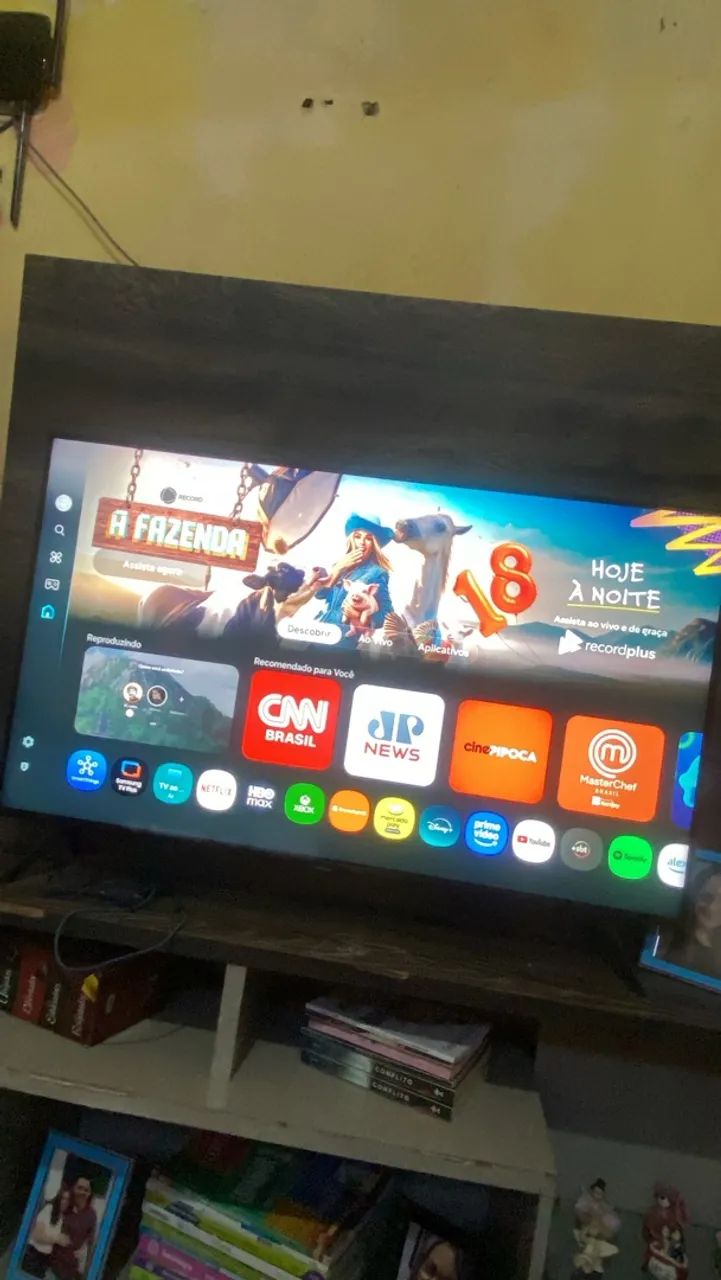 Tv Samsung smart cu7.700 43 polegadas - Foto 2