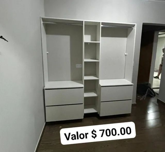 CLOSET SUSPENSO MDF NOVO 