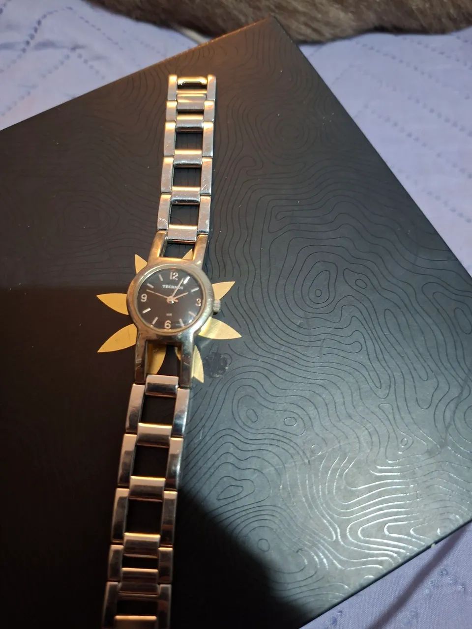 Religio Feminino Prateado Tecnnus 