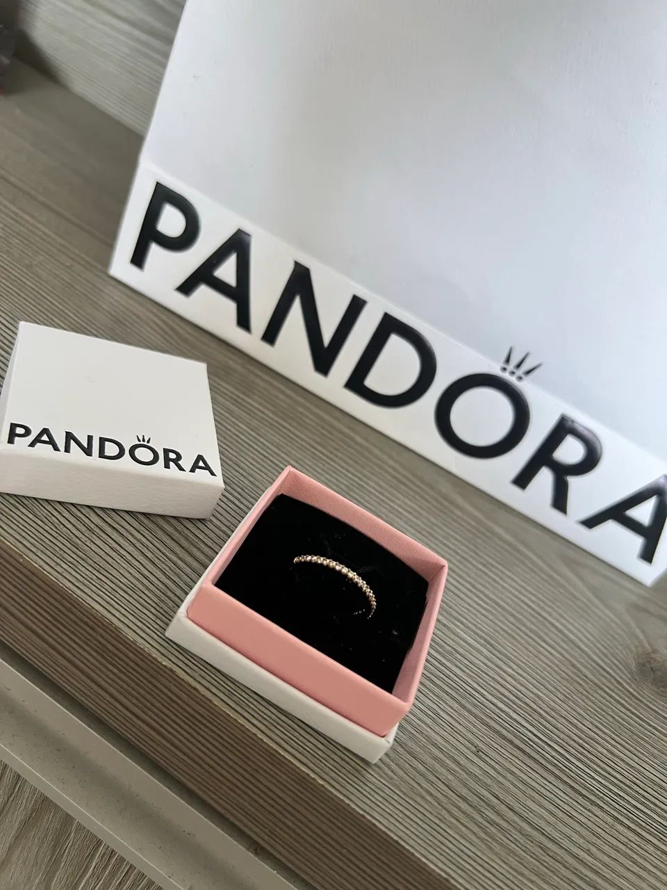 Anel Pandora Ouro 14k - Foto 4