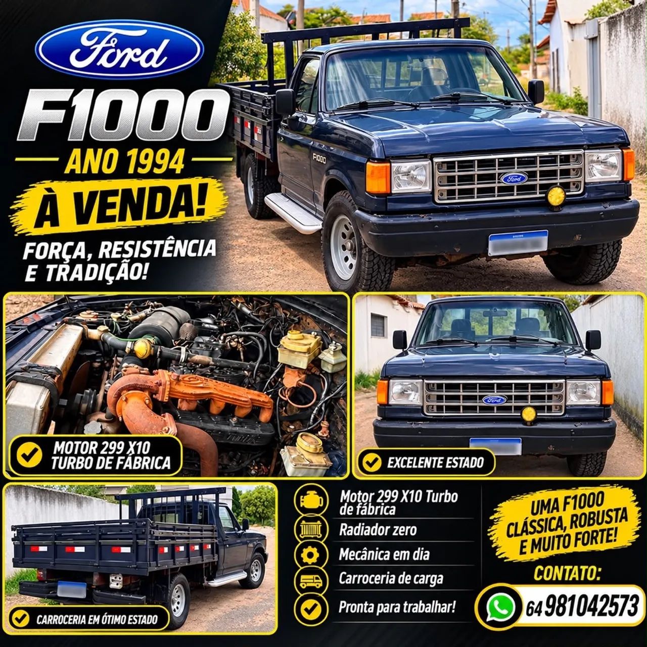 Ford F-1000 Super Diesel / Super Diesel Turbo 1994