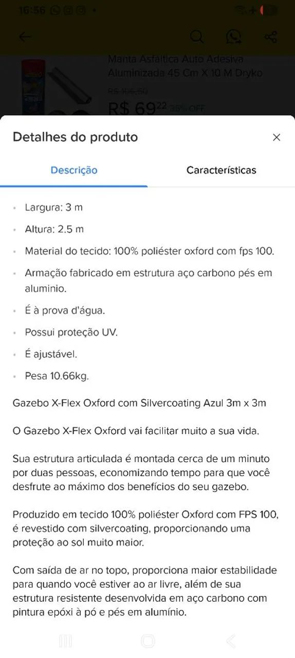 Gazebo mor - Foto 2