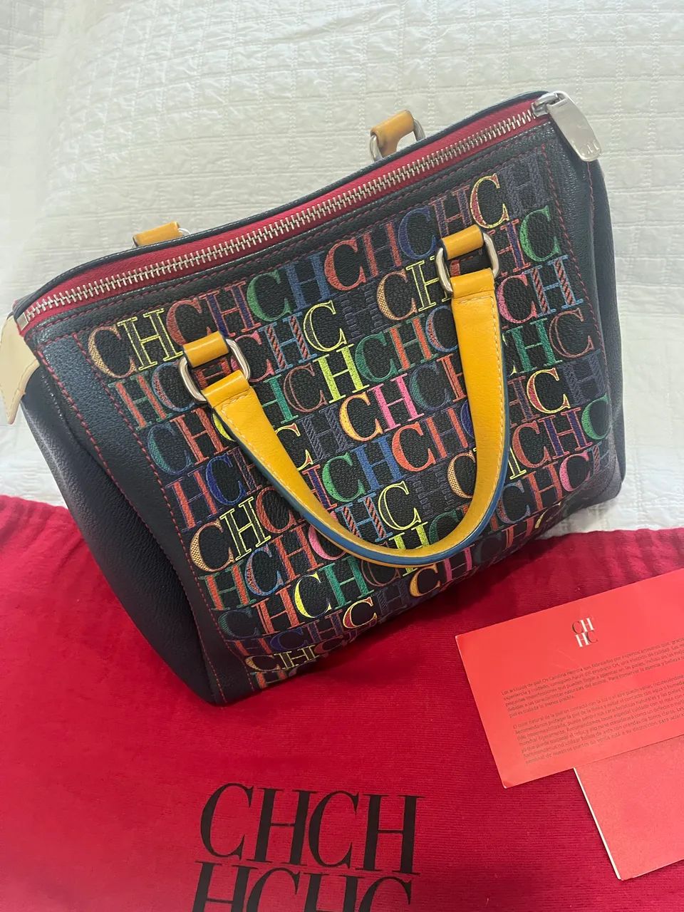 Bolsa Carolina Herrera Original Multicolor - Foto 3