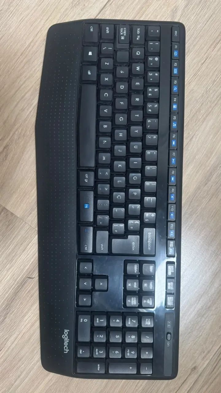 Teclado Sem Fio Logitech K345 - Excelente Estado - Foto 5