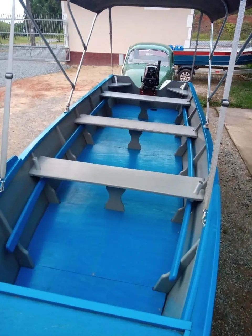 Barco de madeira completo  - Foto 5