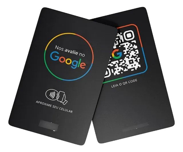 Cartão de Feedback Google com NFC e Código QR Novo - Foto 3
