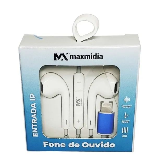 Fone de Ouvido para Iphone Lighting MAX- F4031 - Foto 3
